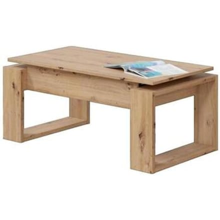 Lage tafels Bigbuy Table basse Ciara à plateau relevable chêne
