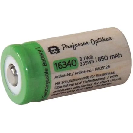 Batterij Professor Optiken CR123A Accu Li-Io