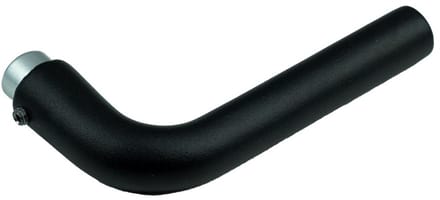 Ami Deurkruk gatdeel - L-model - aluminium - zwart ral 9005 STR