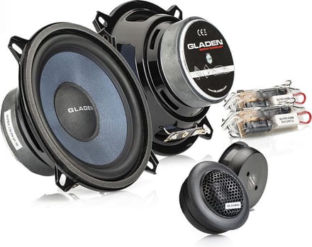 Gladen Alpha 130G2 - Autospeaker - 13cm composet - 2 weg luidsprekers - 95 Watt