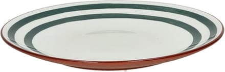 Pomax Mykonos plat bord D27cm groen