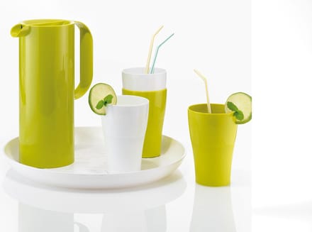 Koziol RIO sapkan met bekers in modern design, ca. 1.5L, 5 delen - Karaf