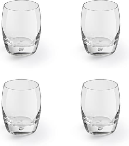 Royal Leerdam Artisan Tumblers 29 cl / 290 ml Bubble | Set van 4 Stuks | Drinkglazen voor Water, Sap en Frisdrank | Glas | Vaatwasserbestendig