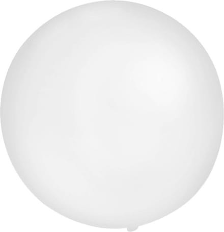 Ballonnen wit 24 inch = 61cm, 10 stuks.