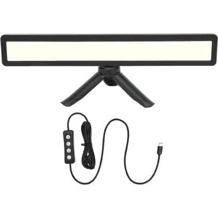 Mini LED Invullicht 2500 tot 9000K 3 Kleurtemperatuur Conferentie Invullicht met Verstelbare Hoek gray