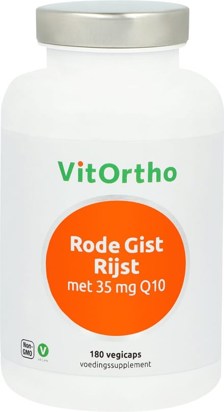 VitOrtho Rode gist rijst 35mg Q10 180 Vegetarische capsules