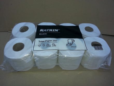 Katrin toiletpapier | 2-laags | 250 vel | pak van 8 rollen