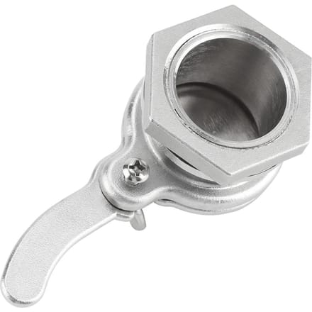 RVS Honingkraan Schuifafsluiter Imkerijgereedschap Extractor Bottelapparatuur gray