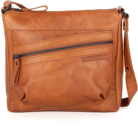 Leren Crossbodytas - Valarie - Brandy Cognac