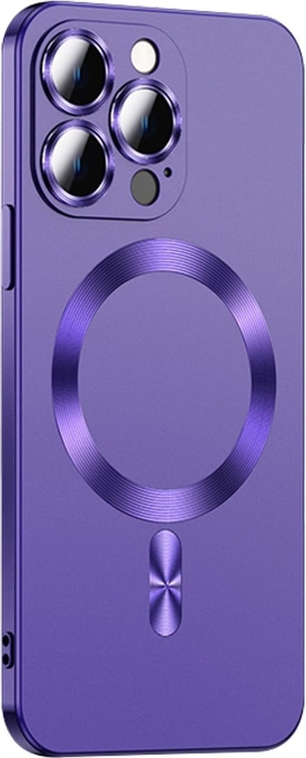 iPhone 13 PRO hoesje - Dun Design - Magsafe compatible - Case cover - Shock Proof - Paars - Provium