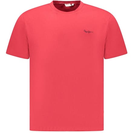 Pepe Jeans Rode Katoenen Heren T-shirt