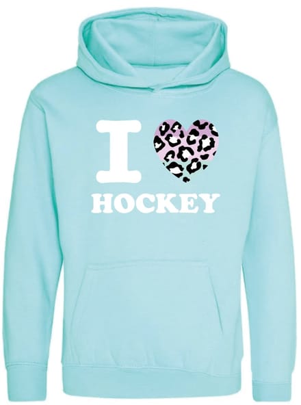 Hingly - Hooded sweater - I love Panter Pastel Peppermint - maat: 152