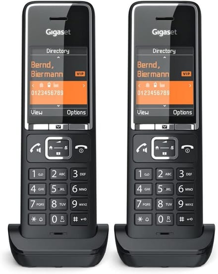 Draadloze DECT Telefoon Set met 2 Handsets en Gekleurde Display