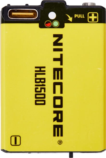 Nitecore HLB1500 USB Li-ion Batterijpack 1500mAh voor UT27 2024