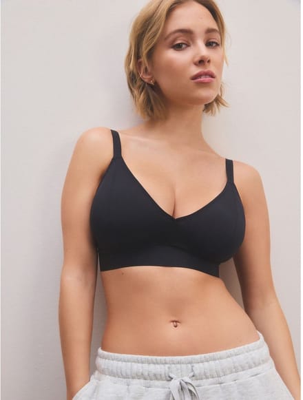 Next - Dames - DD+ Ultimate Comfort Bralettes zonder beugel 2 verpakking - Zwart