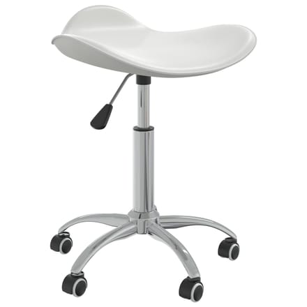 vidaXL - Kantoorstoel - kunstleer - wit