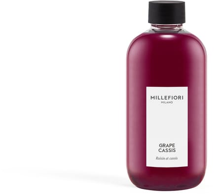 Millefiori Milano - Navulling voor Geurstokjes 250 ml - Grape Cassis - 4-5 maanden