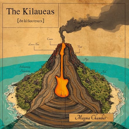The Kilaueas - Magma Chamber (LP) (Coloured Vinyl)