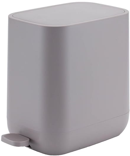 Kleine Prullenbak voor Badkamer met Deksel en Trapsysteem - 7 Liter