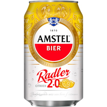 Radler citroen bier blik
