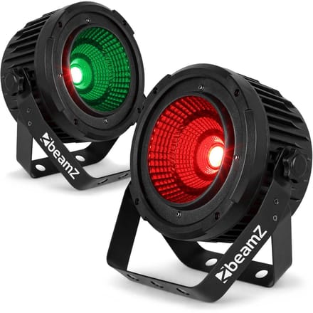 BeamZ set van 2 COB50 compacte LED Parren - Spot met 50W COB LED