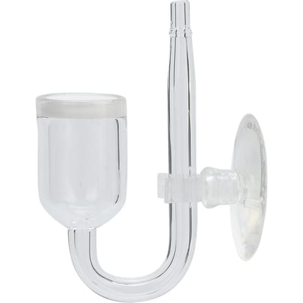 Zeer Transparant Glazen Aquarium Koolstofdioxide Verfijner Vis Tank CO2 Oplosser Diffuser Verstuiver white