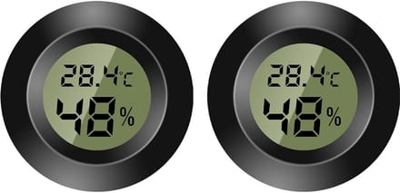 Digitale Binnen en Buiten Thermometer en Hygrometer met LCD Scherm