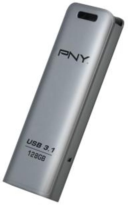 PNY Elite Steel USB-stick 128 GB Zilver FD128ESTEEL31G-EF USB-A 3.1 Gen 1