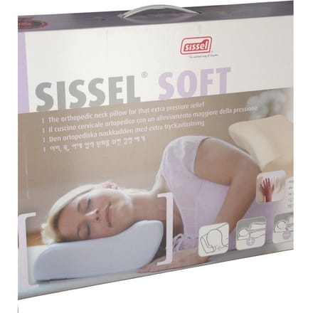 Sissel Soft Visco-Elastisch Hoofdkussen + Hoes Medium 1 Kussen