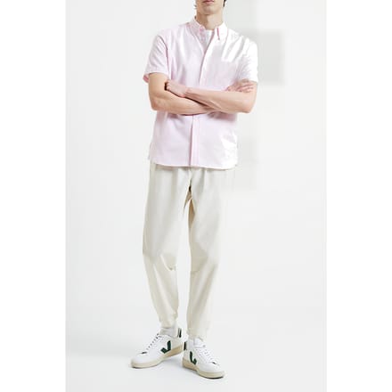 French Connection Oxford Ss Red Maat: XS | Casual Overhemden Outlet | Heren | Roze