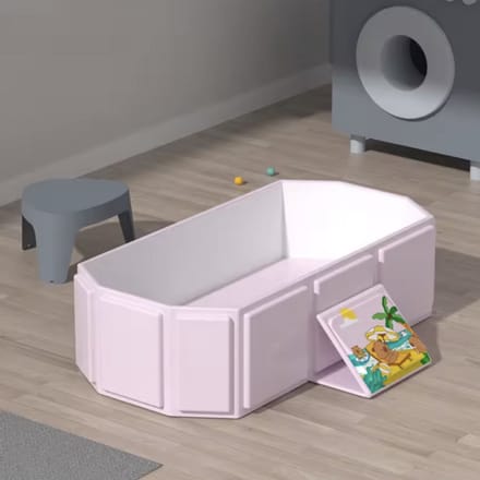 Opvouwbare Badkuip - Draagbaar Ligbad - Inklapbaar - Comfortabel - Roze