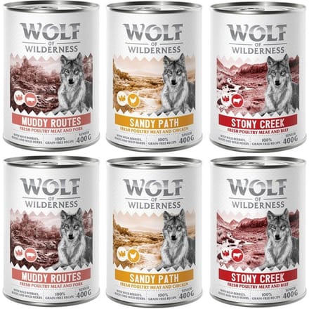 Wolf of Wilderness Senior 'Expedition' 6 x 400 g