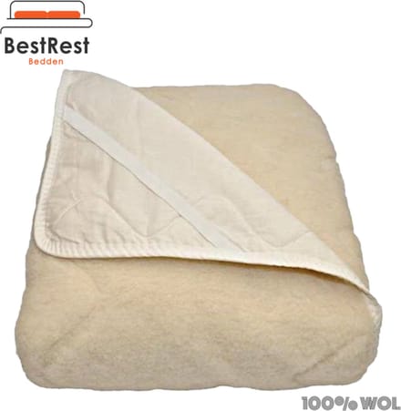 100% Wollen Onderdeken Texels Comfort – 80x200 Wollen Onderdeken – Wollen Topdek