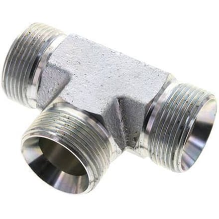 T-Fitting G1 1/4'' Buitendraad Staal 190bar (2669,5psi)