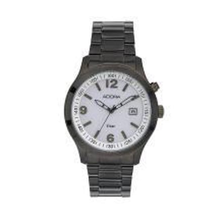 Adora mannenhorloge met edelstaal band neon wijzerplaat AB6432