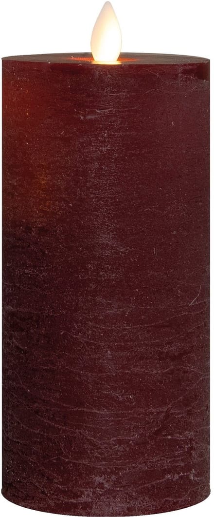 Stompkaars-USB wax 15x7,5 cm bordeaux Anna's Collection