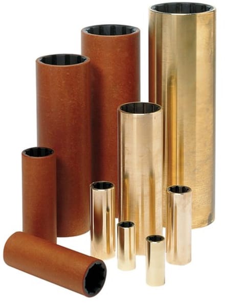Vetus rubberlager met messing mantel 1'