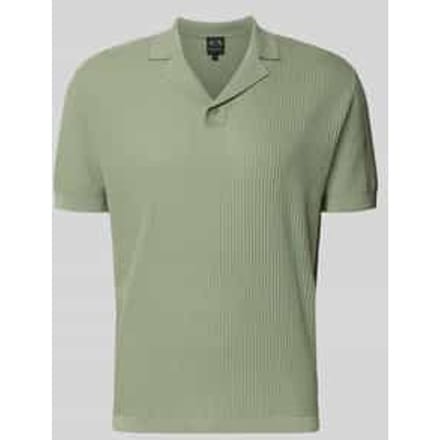 Regular fit Poloshirt met Reverskraag en V-hals