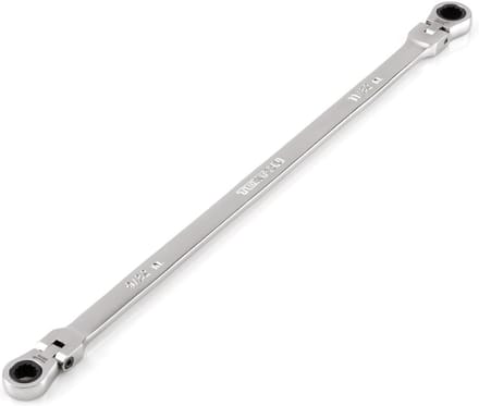 Lange Ratelsleutel met Flexibele Kop - 9/32 x 11/32 Inch