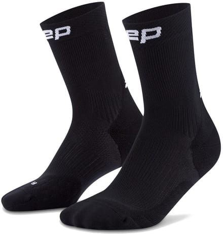 CEP Core Run Socks Mid Cut 5.0, hardloopsokken, heren, zwart