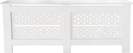 Radiatorombouw - verwarmingsombouw - radiatoromkasting - 172 cm x 82 cm - wit