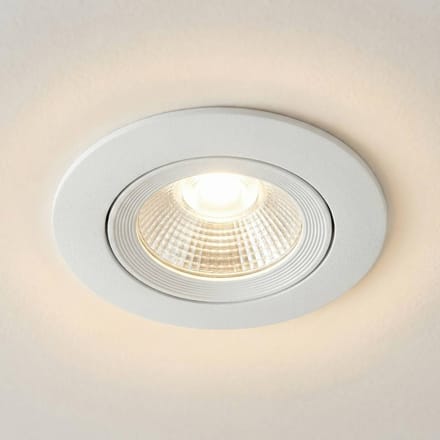 Sigor LED plafondinbouwspot Diled, Ø 8,5 cm, 6 W, 3.000 K, wit