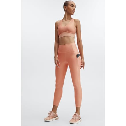 Fabletics High-waisted Pocket Iridescent Luxe 7/8 Iridescent Copper Größe: L Short | Sport-Leggings Outlet | Damen | Braun