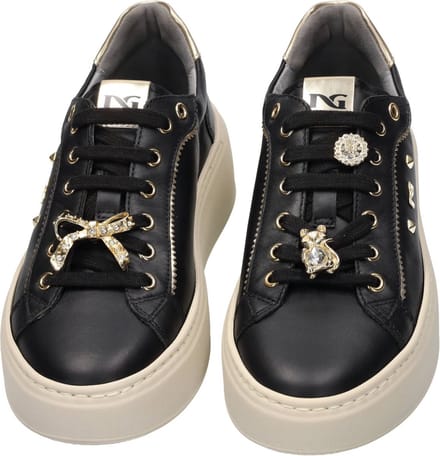 Nero Giardini -Dames - zwart - sneakers - maat 35