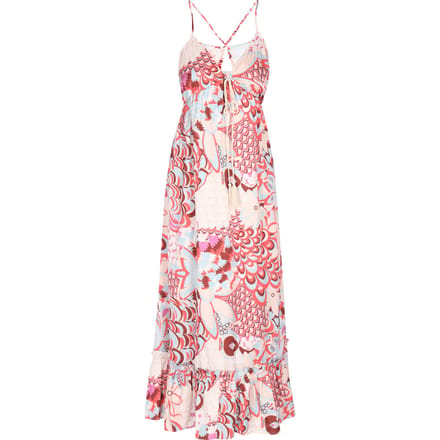 IZIA Jurk Dames Rood Veelkleurig