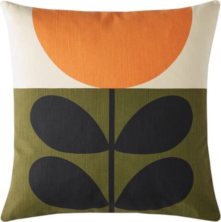 Orla Kiely Sunflower Orange sierkussen - 45x45 cm
