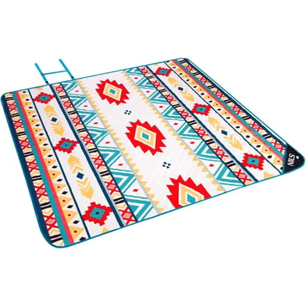 NILS CAMP NC8022 AZTEK Serie - Waterdichte Picknickdeken - 195x200 cm - Polyester en Oxford