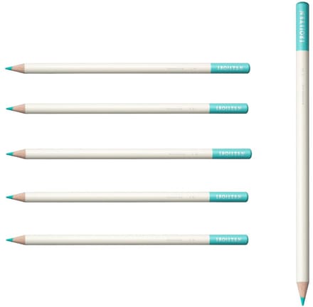 Tombow Irojiten - Kleurpotlood - P17 - Turquoise - Blauw - 6 Stuks