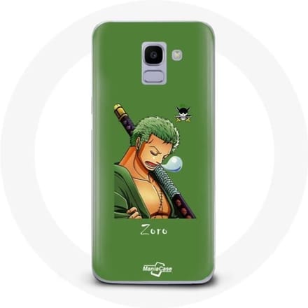 Coque pour Samsung Galaxy A8 2018 One piece Manga Zoro epée