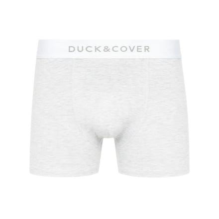 Duck and Cover Heren Sagnet Boxershorts (Set van 3) (Grijs/Wit/Zwart)